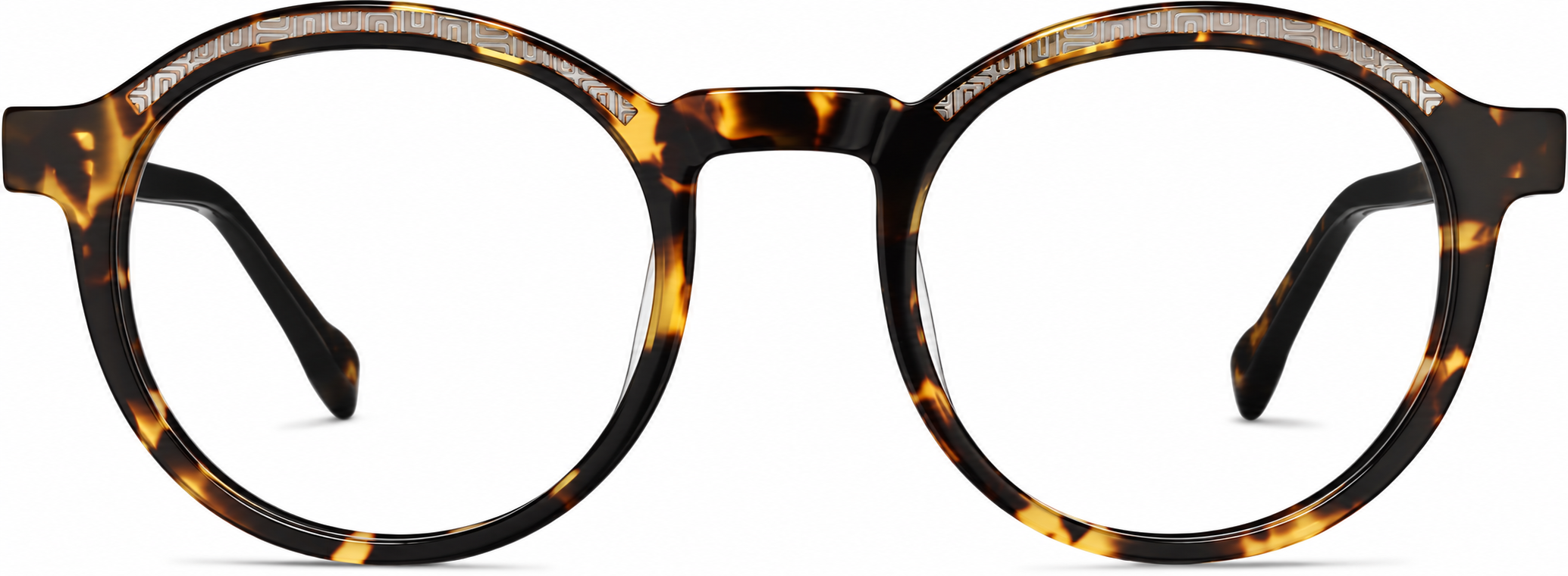 Tortoiseshell Premium Round Glasses · Tortoiseshell · reference