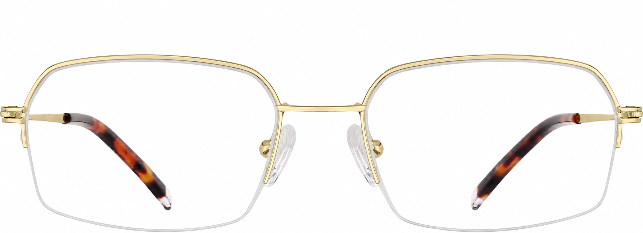 Gold Geometric Glasses · Gold · reference