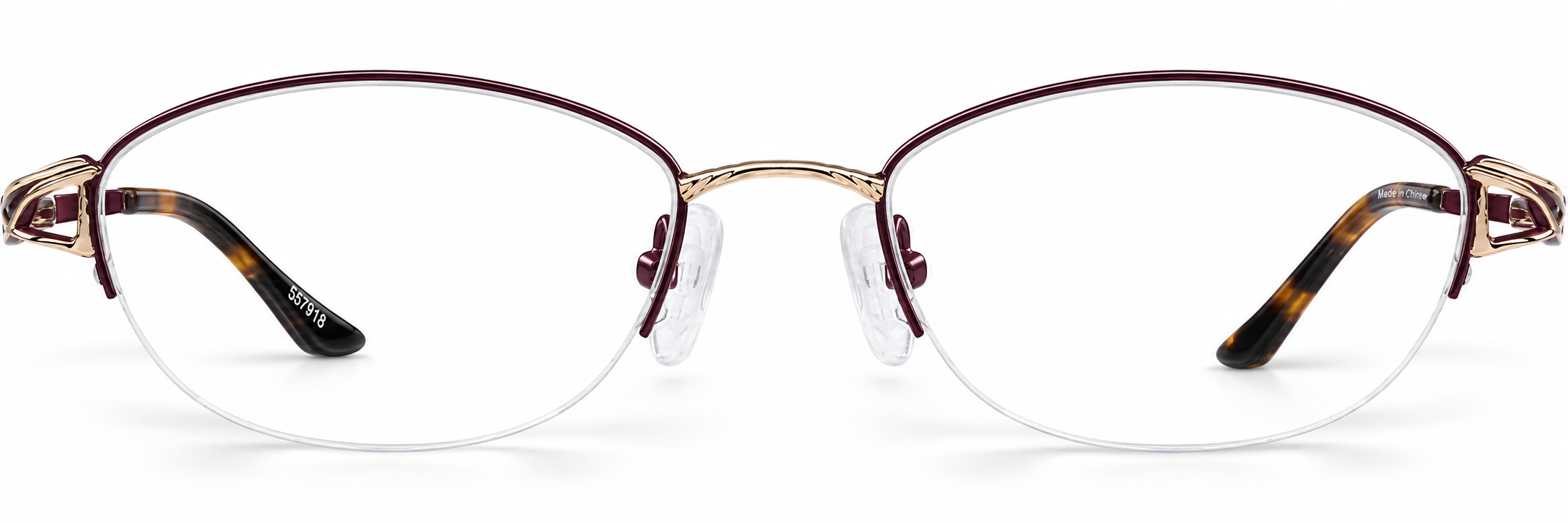 Brown Oval Glasses · Brown · reference