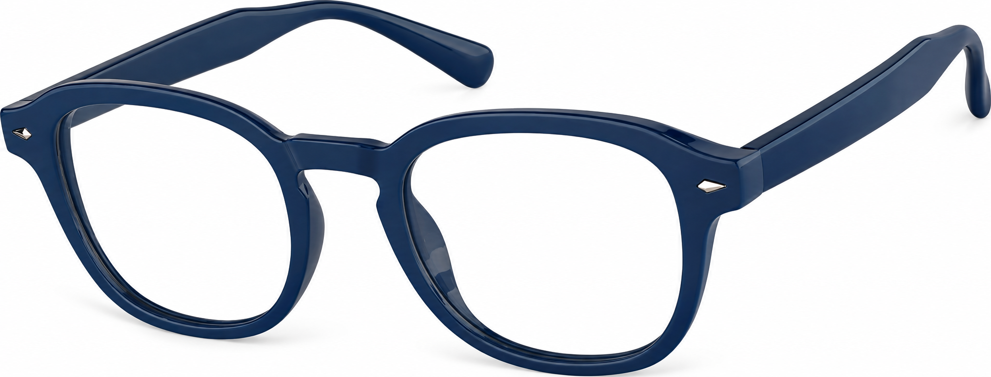 Square Glasses · Blue · reference