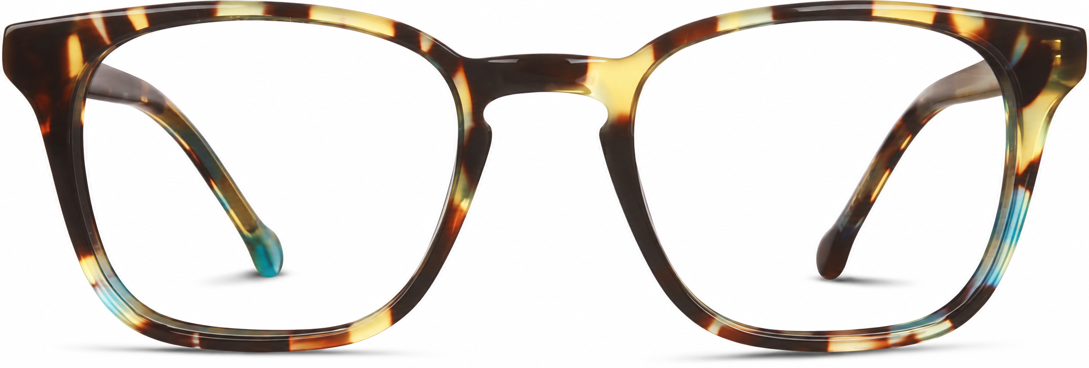 Tortoiseshell Square Glasses · Tortoiseshell · reference