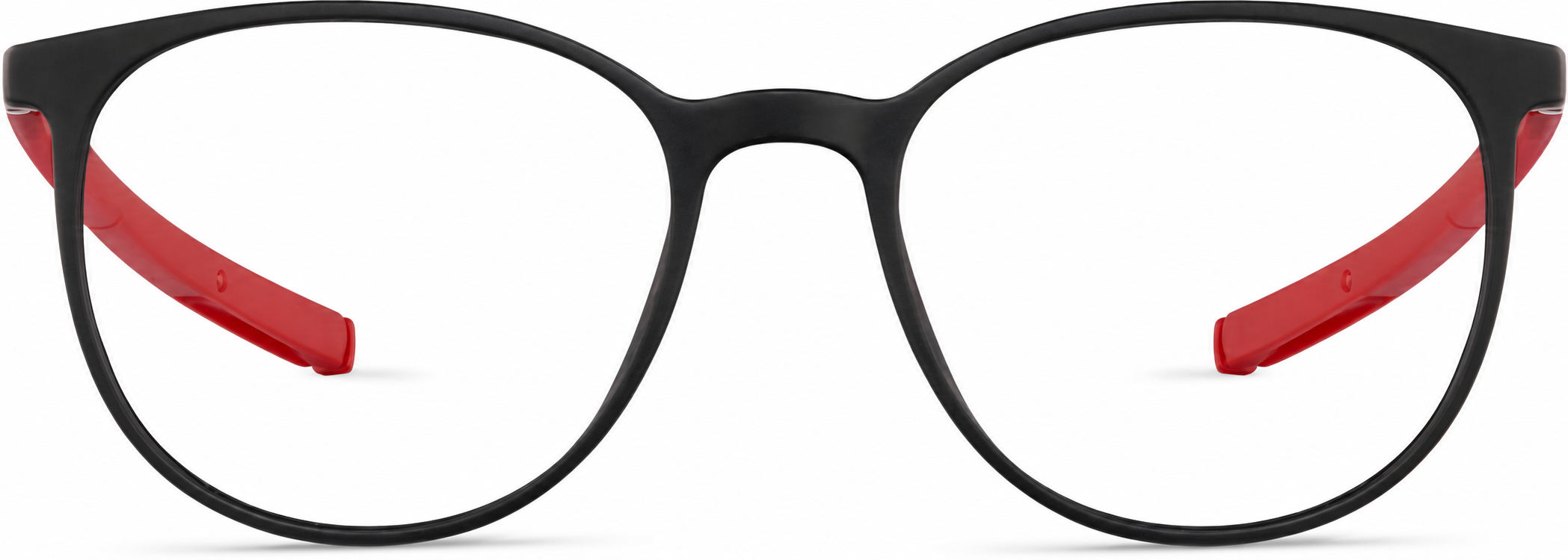 Black Kids' Round Adjustable Glasses · Black · reference