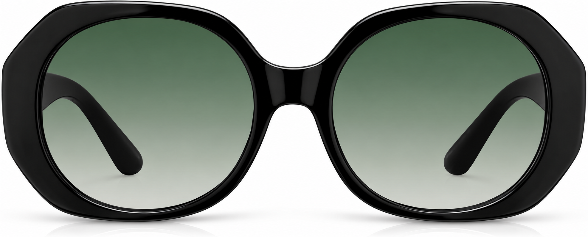 Black Geometric Sunglasses · Black · reference