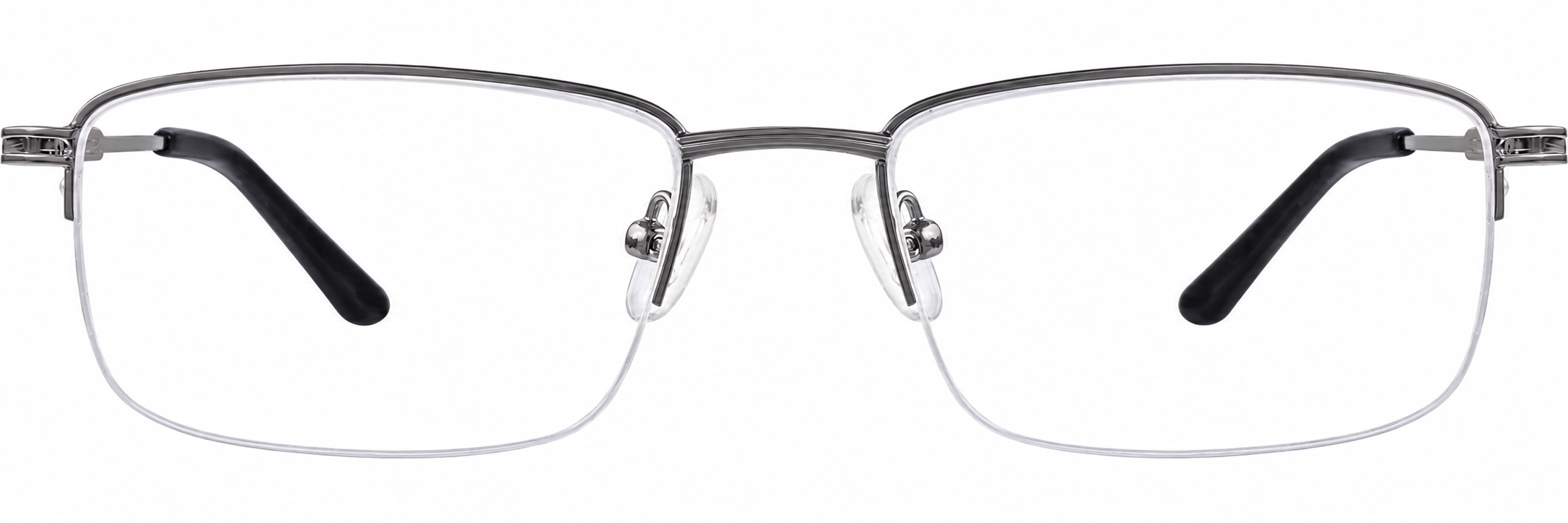 Gray Rectangle Glasses · Gray · reference