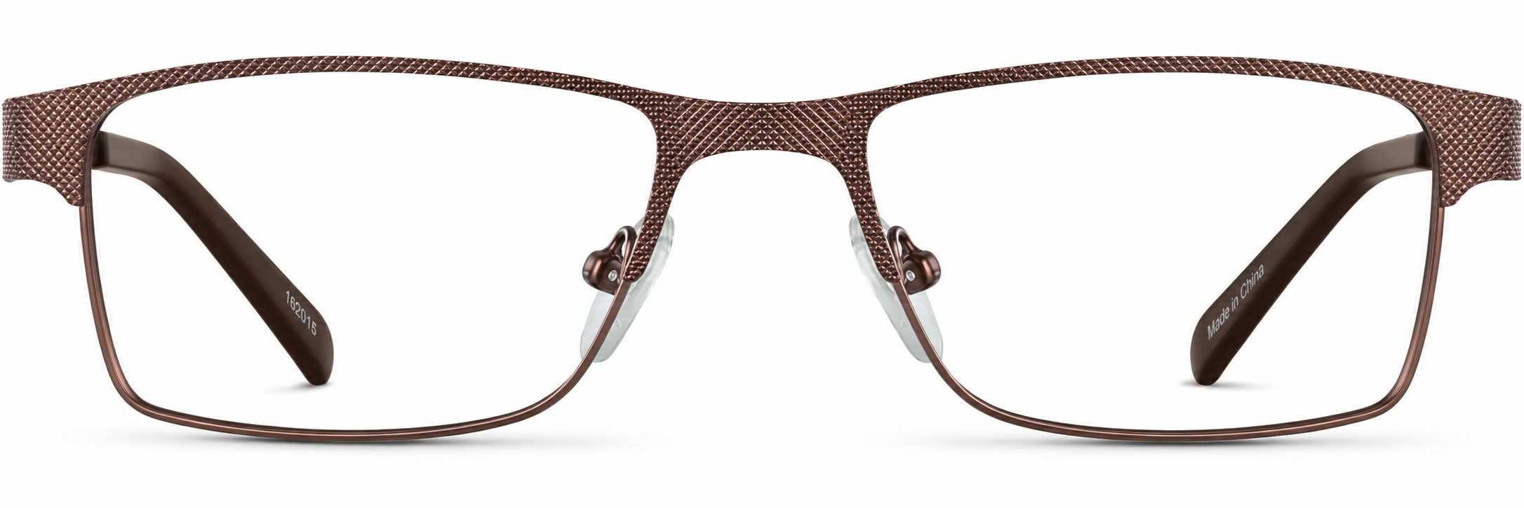 Brown Rectangle Glasses · Brown · reference