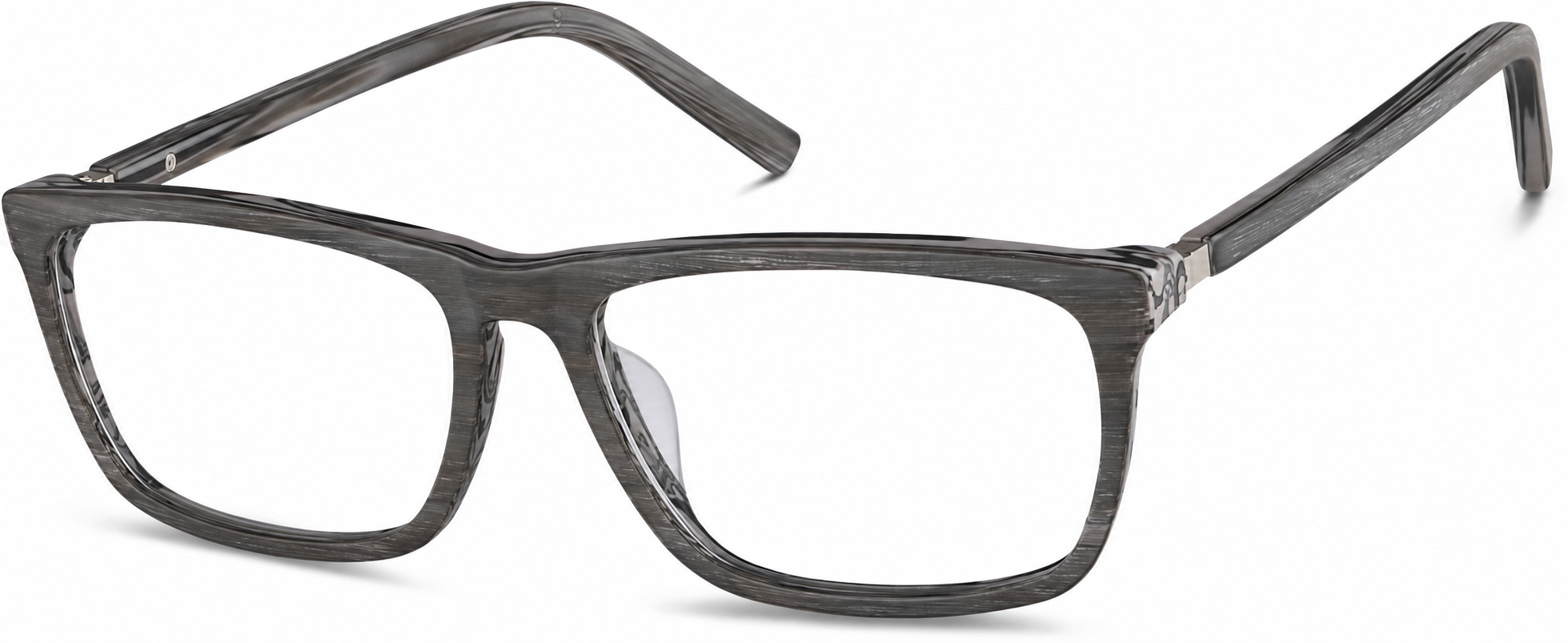 Gray Rectangle Glasses · Gray · reference