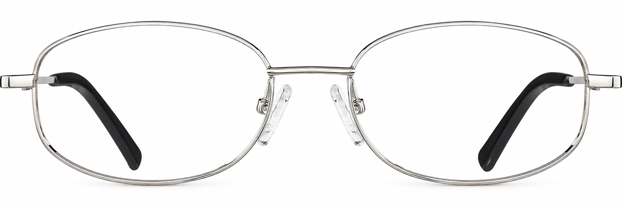 Silver Rectangle Glasses · Silver · reference