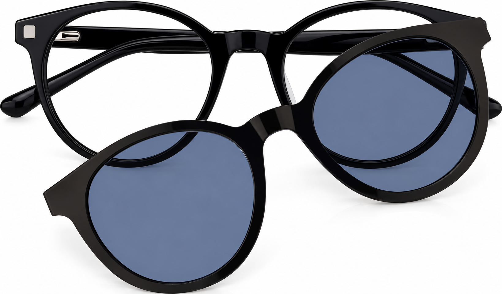 Black Round Magnetic Snap-On Set · Black · reference