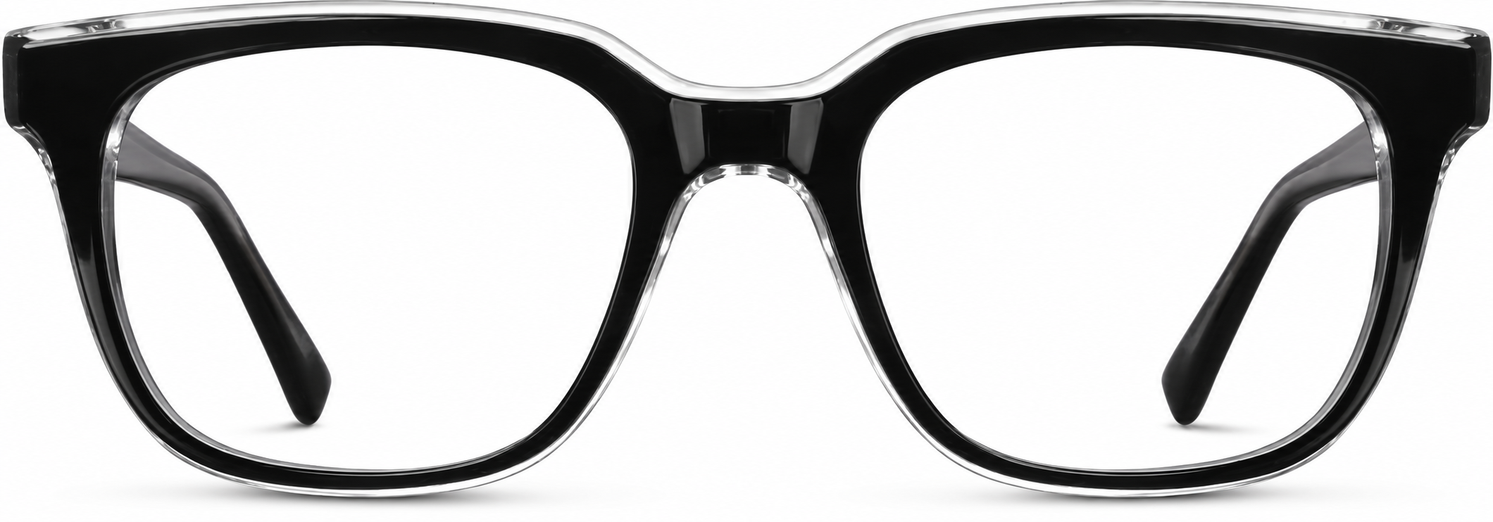 Black Square Glasses · Black · reference