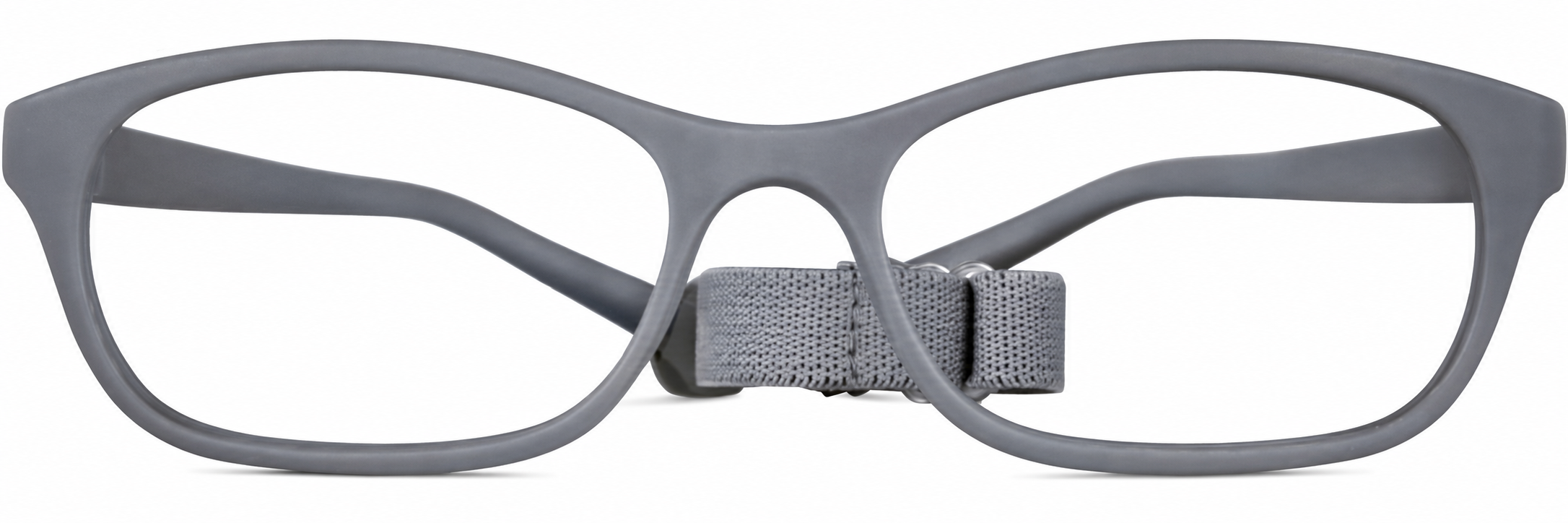 Gray Kids’ Flexible Rectangle Glasses · Gray · reference