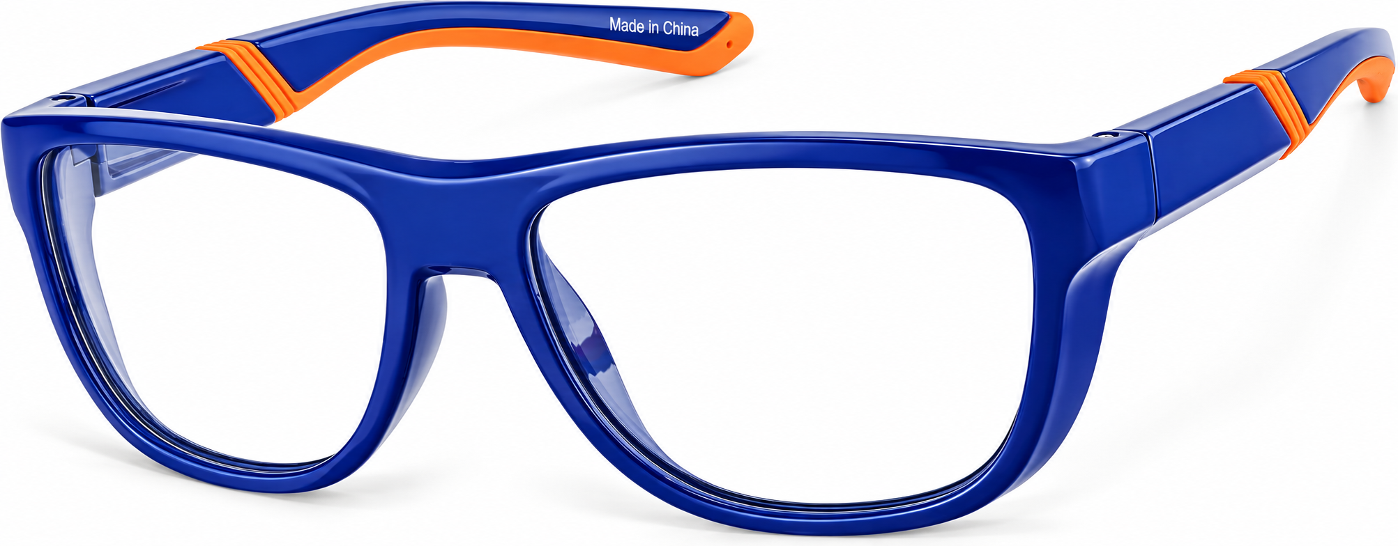 Blue Rectangle Glasses · Blue · reference