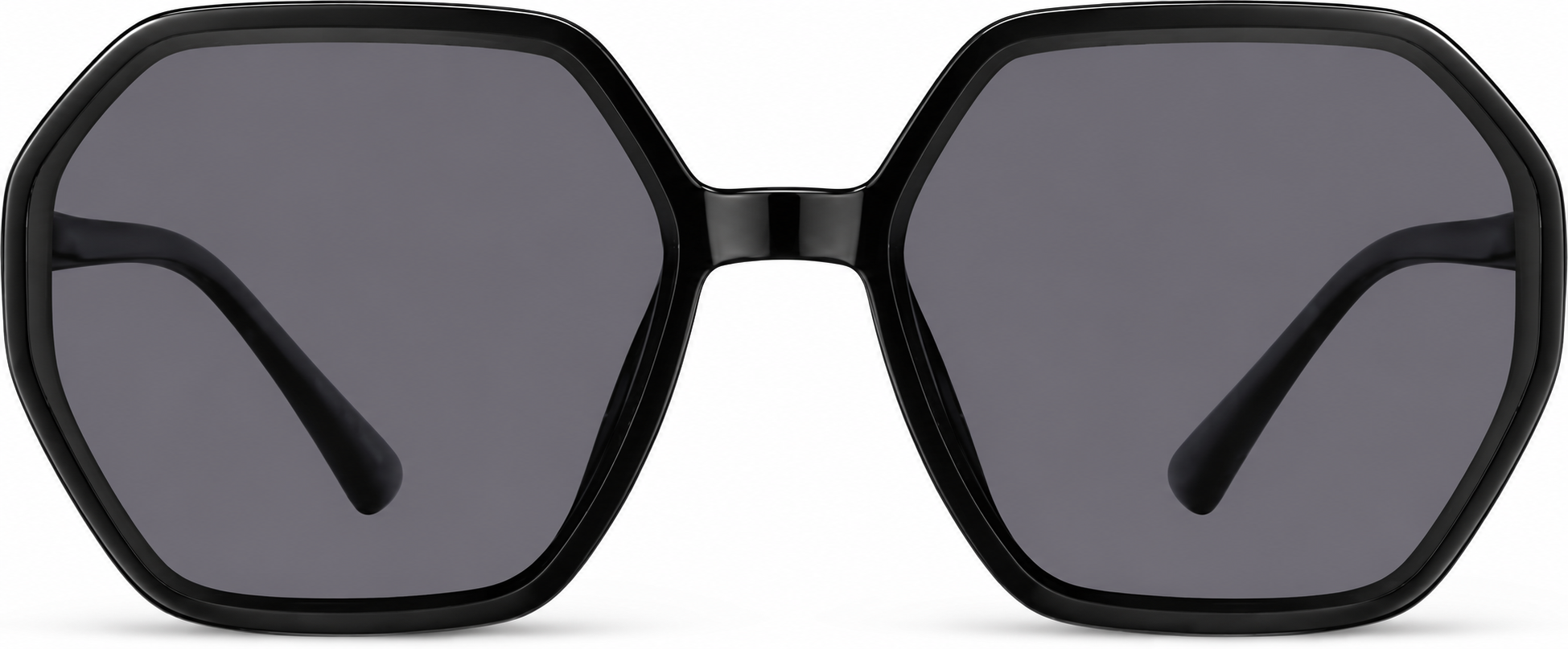 Black Geometric Sunglasses · Black · reference