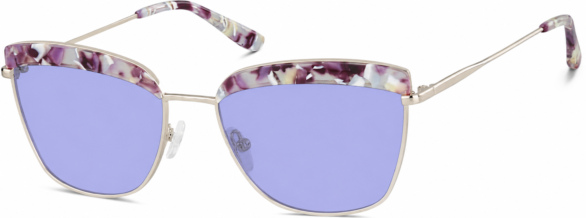Premium Cat-Eye Sunglasses · Purple · reference