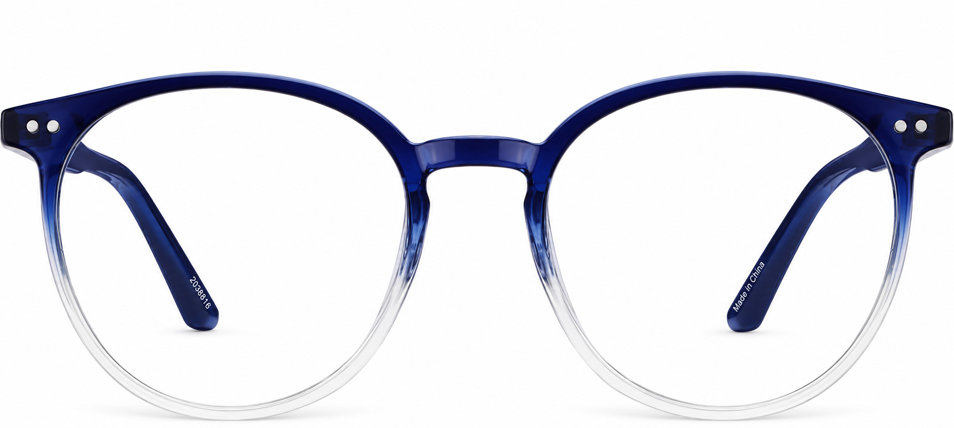 Blue Recycled PET Baltic Round Glasses · Blue · reference