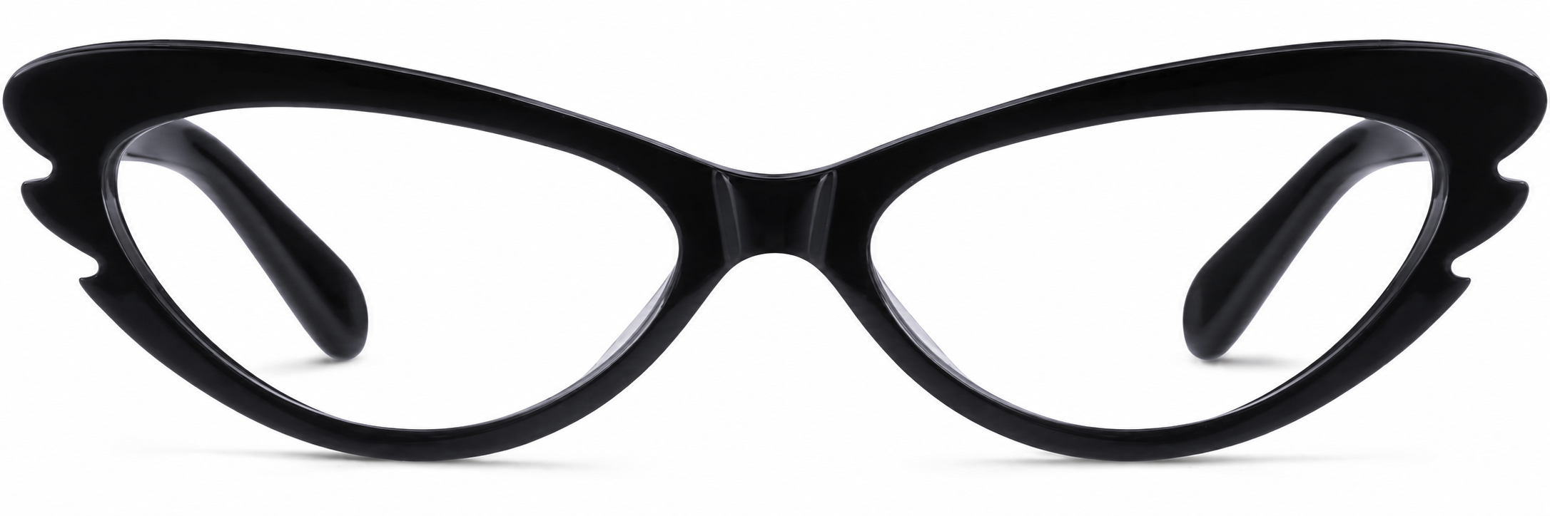 Black Cat-Eye Glasses · Black · reference