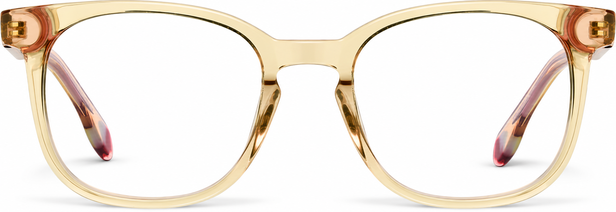 Yellow Kids' Square Glasses · Yellow · reference