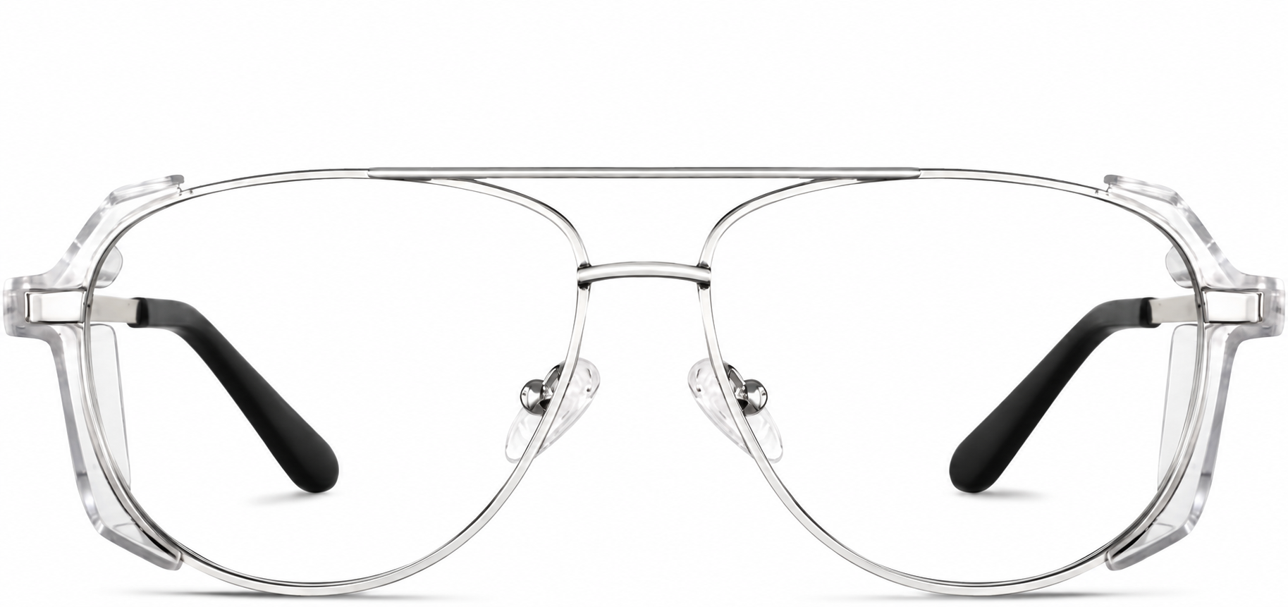Silver Z87.1 Safety Glasses · Silver · reference