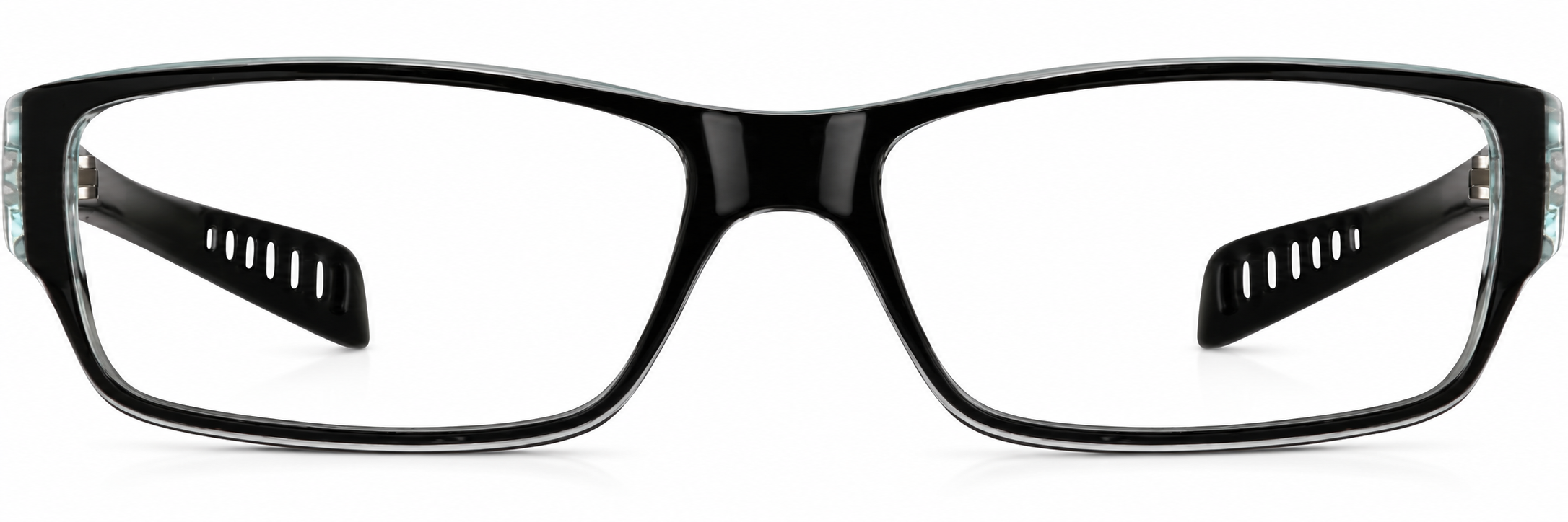 Black Rectangle Glasses · Black · reference
