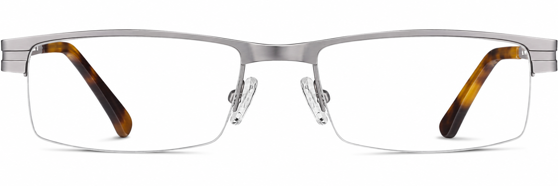 Silver Rectangle Glasses · Silver · reference