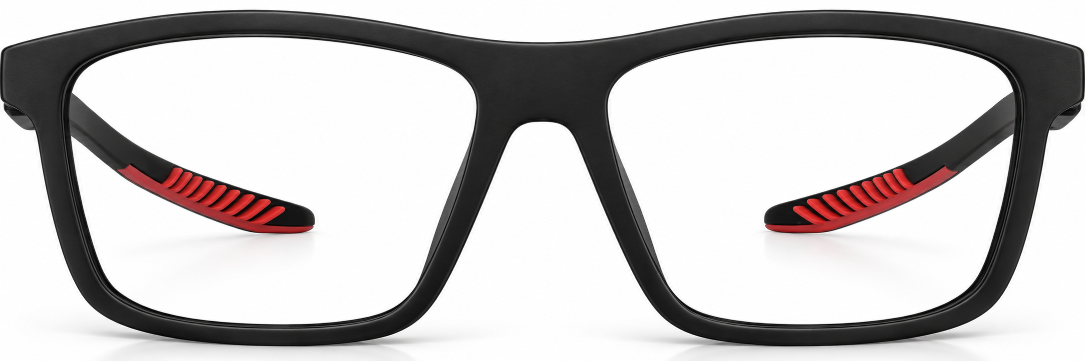 Black Rectangle Glasses · Black · reference