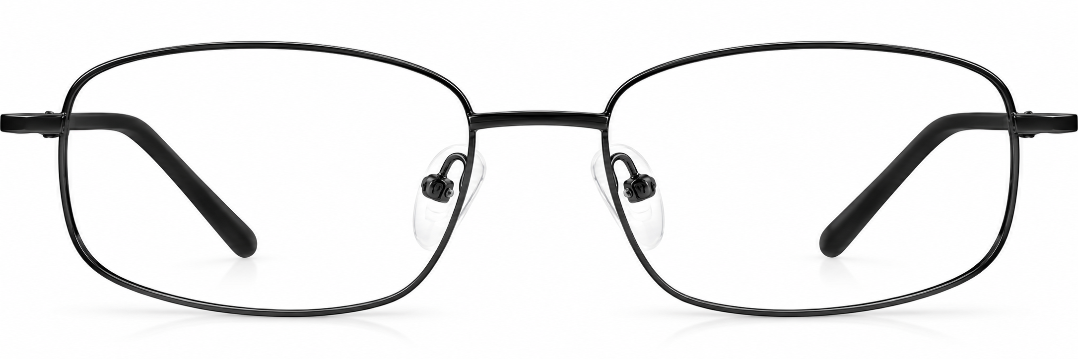 Black Rectangle Glasses · Black · reference