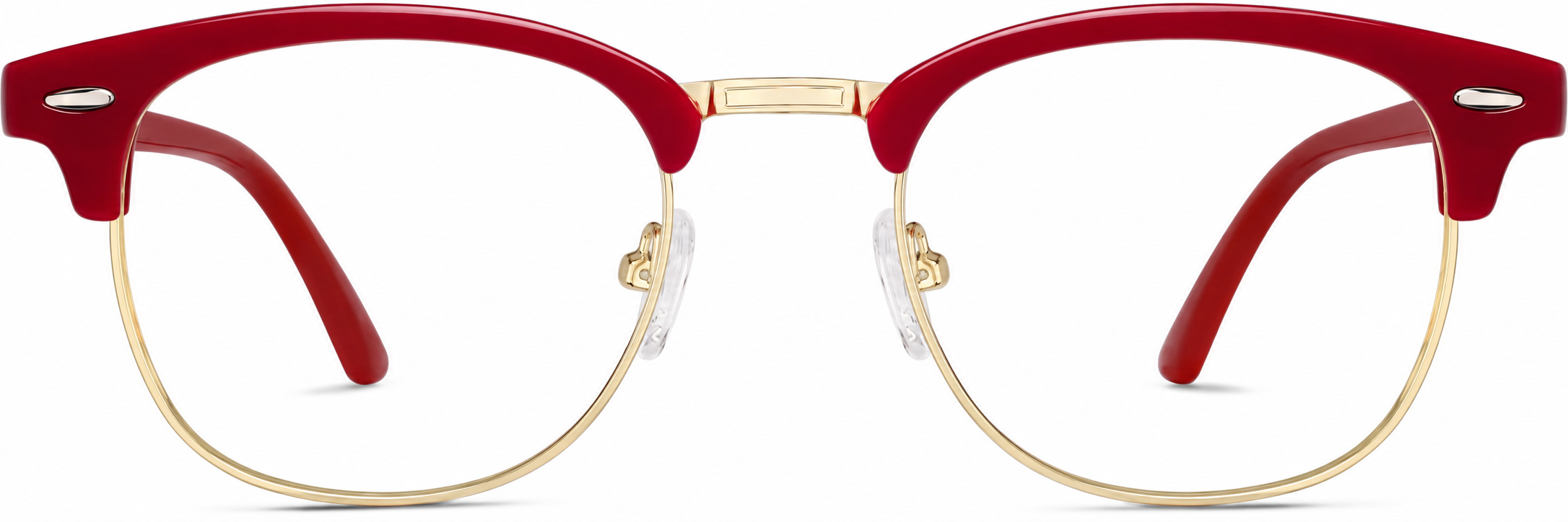 Red Kids' Browline Glasses · Red · reference
