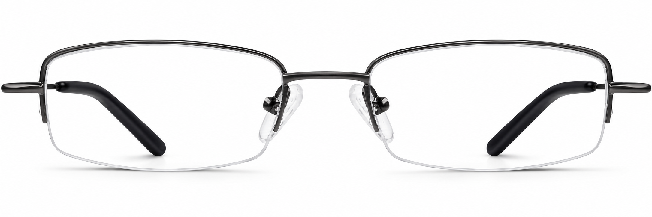 Black Rectangle Glasses · Black · reference