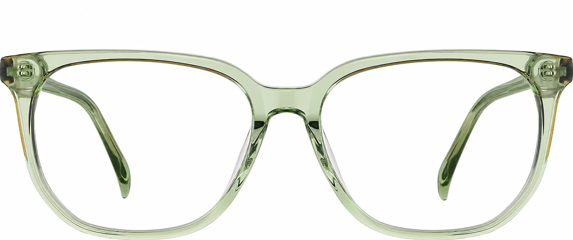 Green Square Glasses · Green · reference