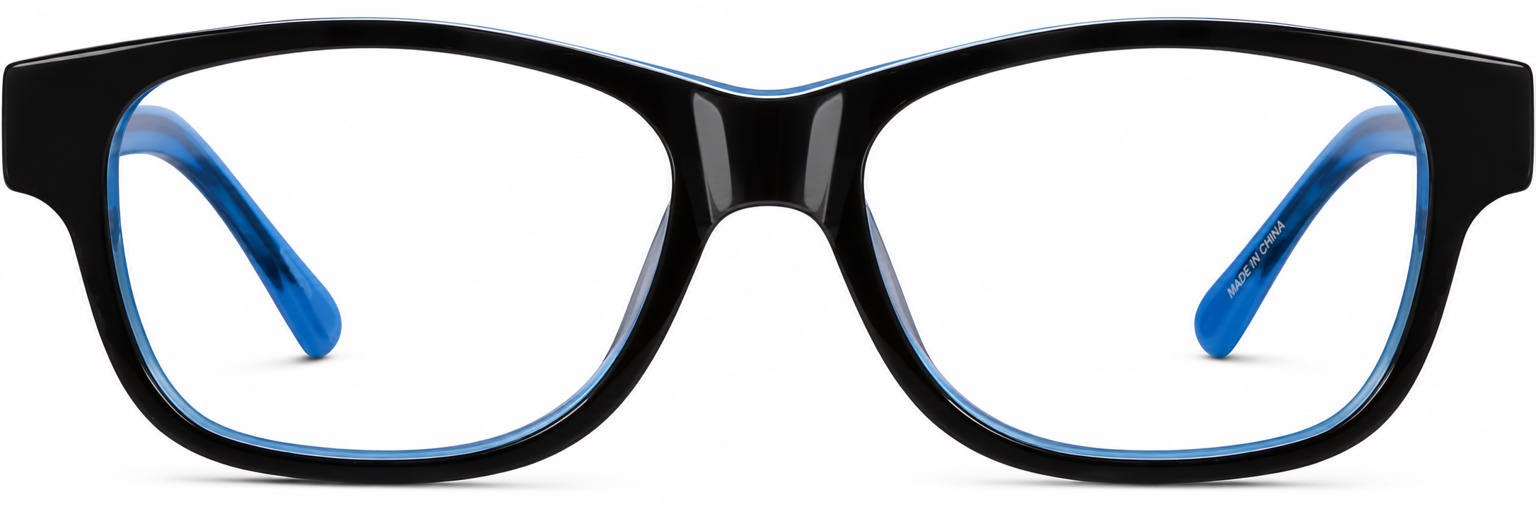 Blue Kids’ Rectangle Glasses · Blue · reference