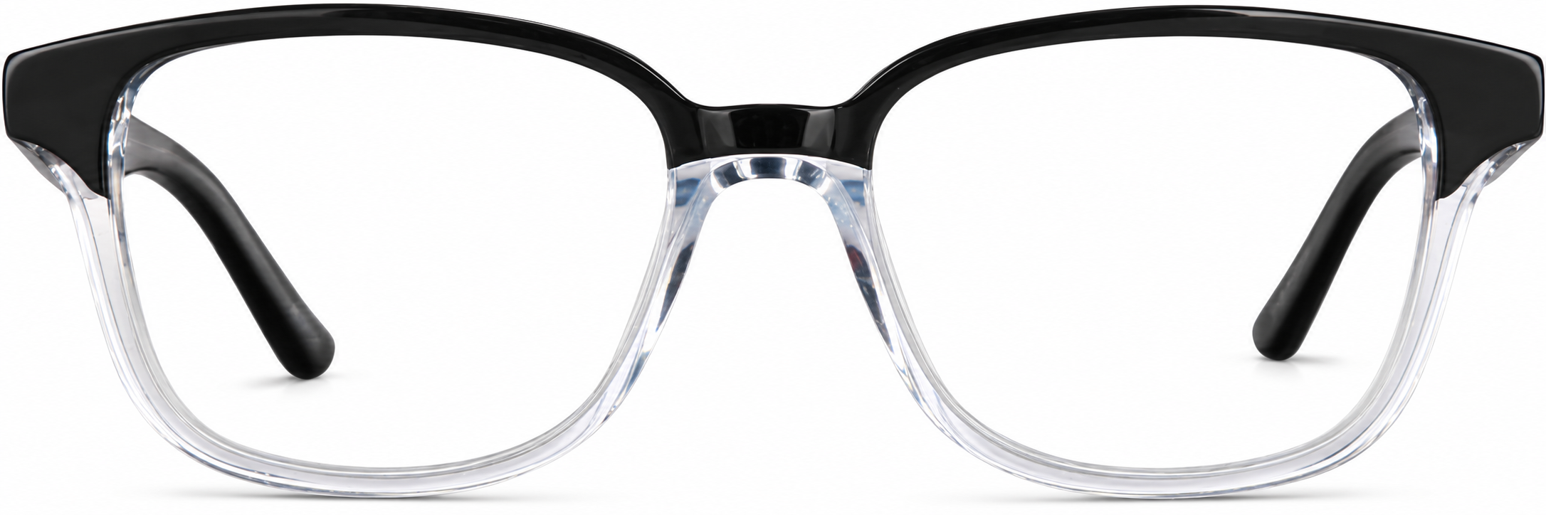 Black Kids’ Square Glasses · Black · reference