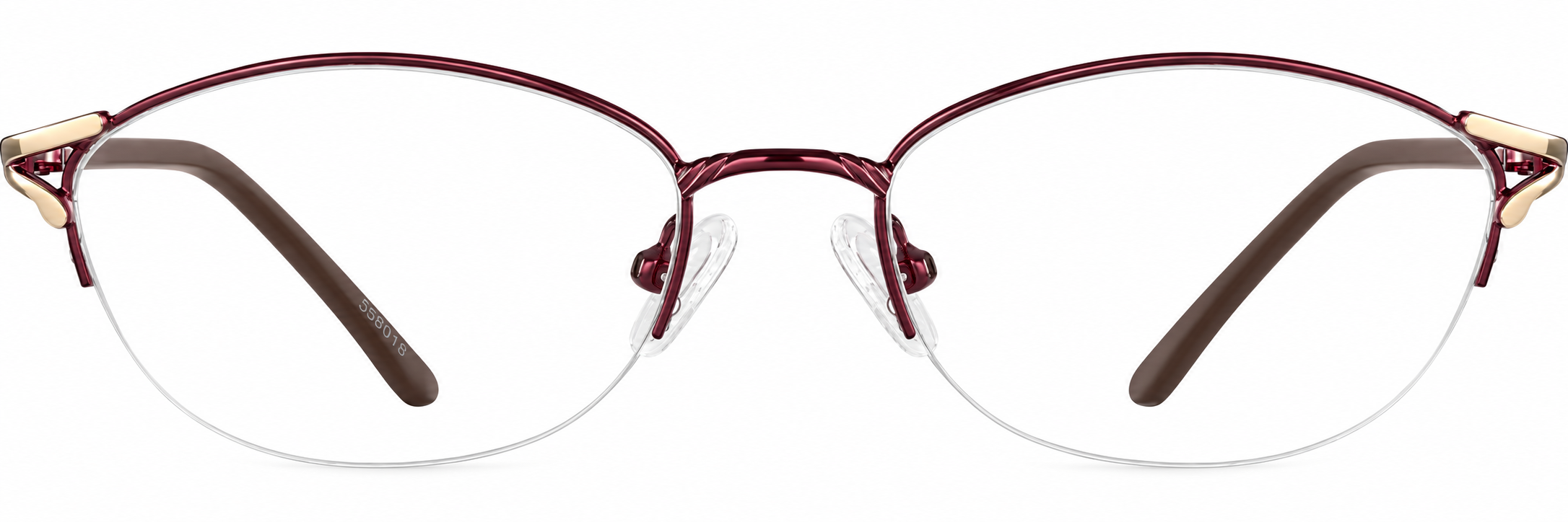 Burgundy Oval Glasses · Burgundy · reference