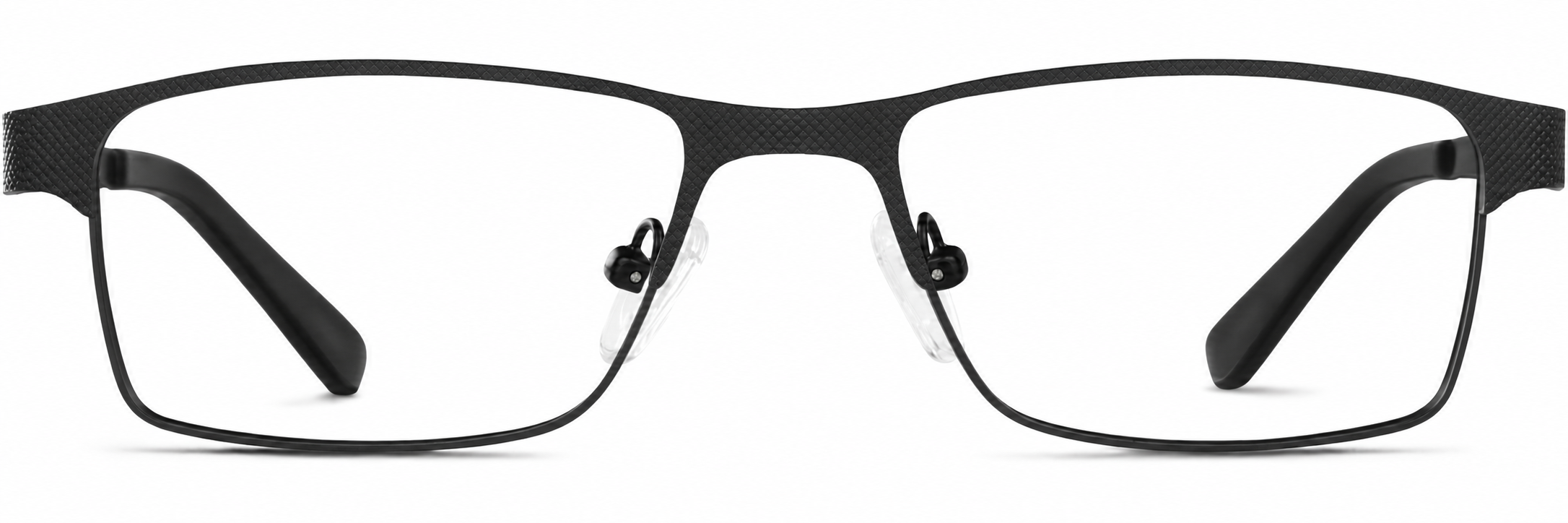 Black Rectangle Glasses · Black · reference