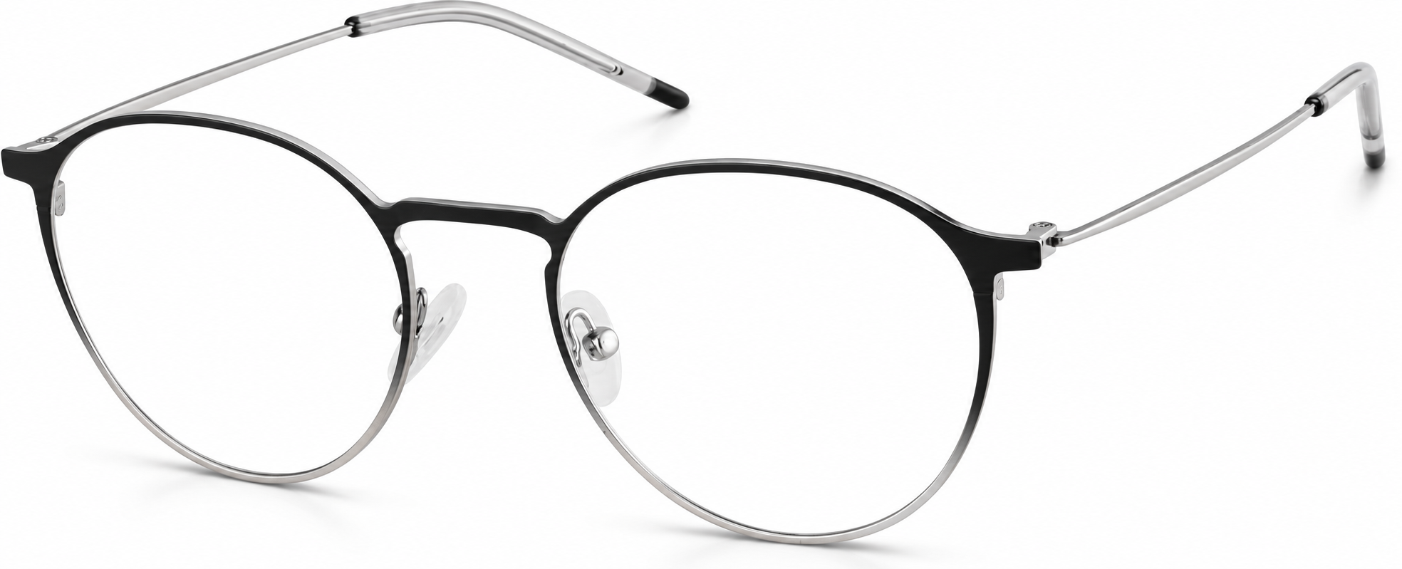 Black Round Glasses · Black · reference