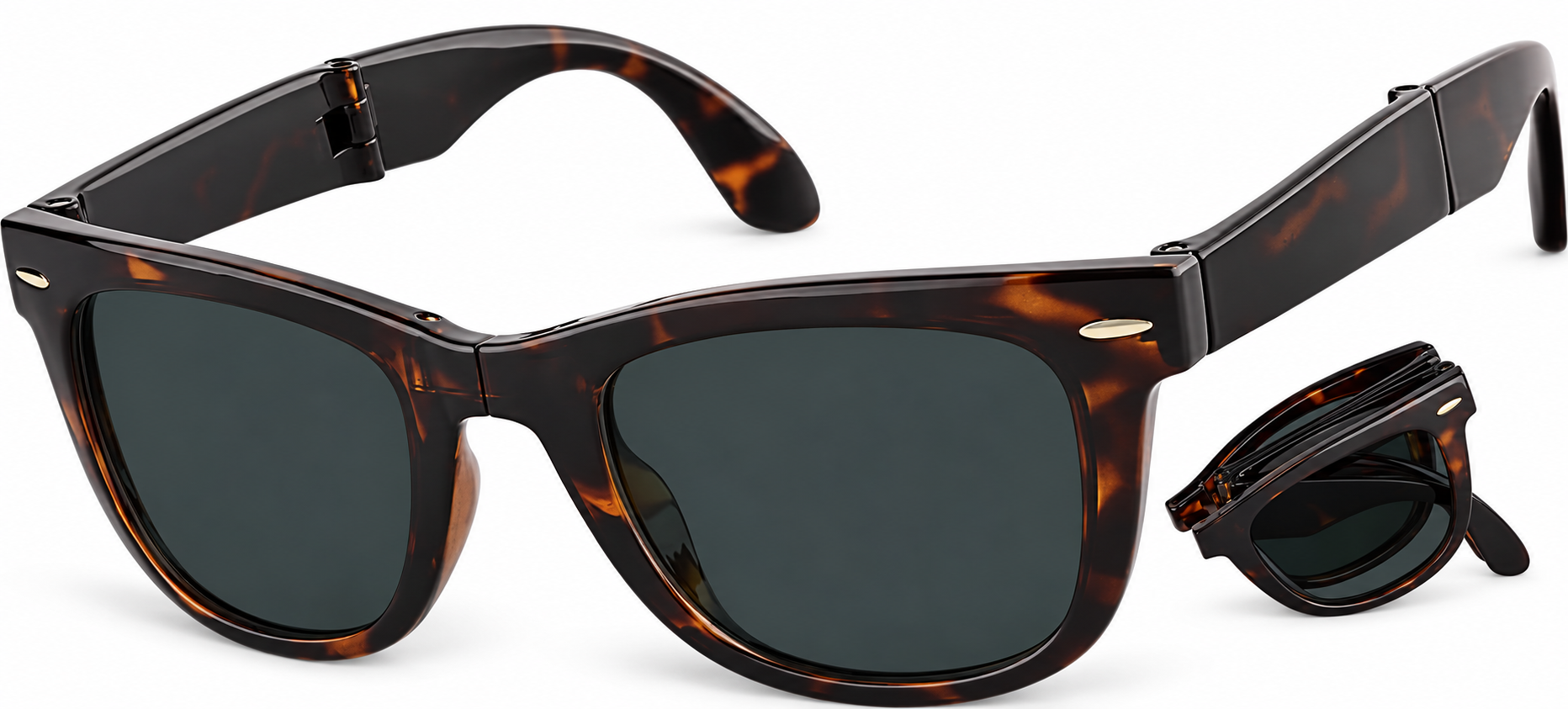 Tortoiseshell Square Sunglasses · Tortoiseshell · reference