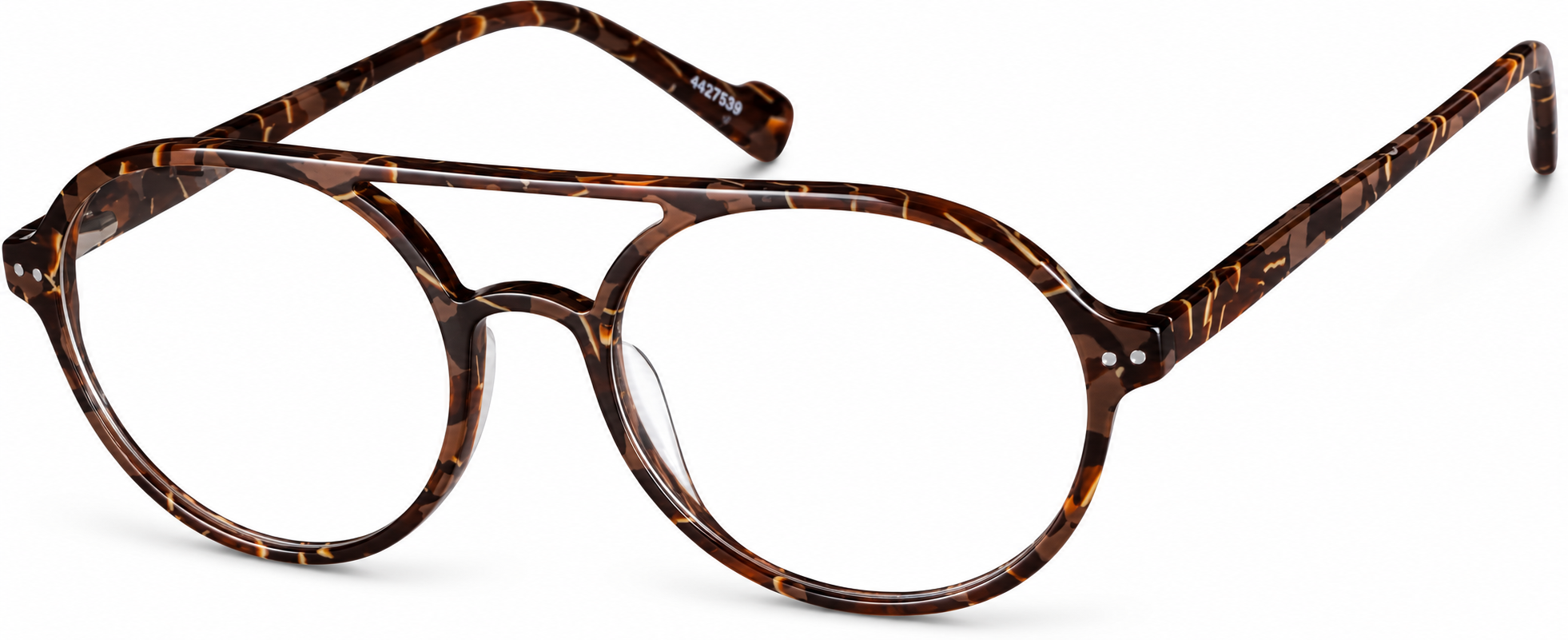 Brown Pattern Round Glasses · Brown Pattern · reference