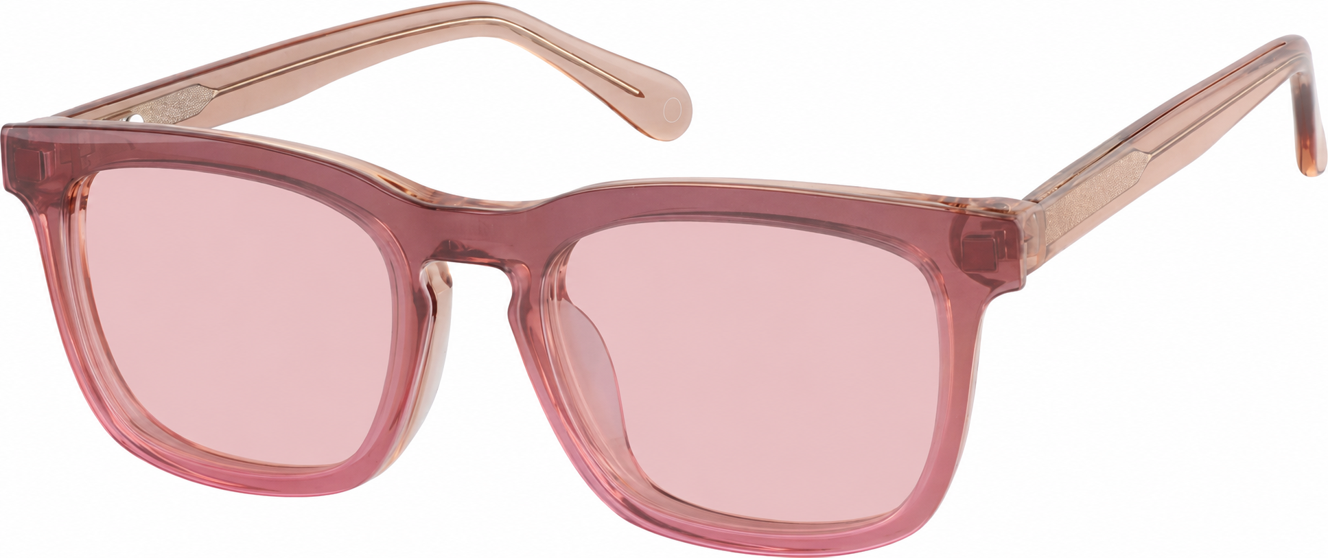 Pink Polarized Square Magnetic Clip-on Glasses · Pink · reference