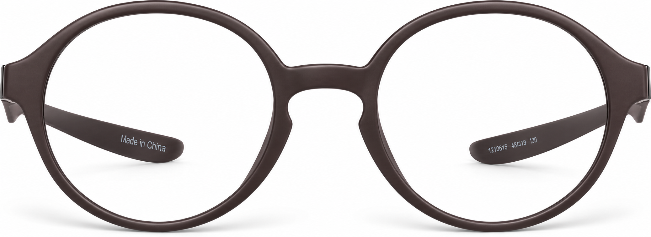 Brown Kids' OptiFlex® Round Glasses · Brown · reference