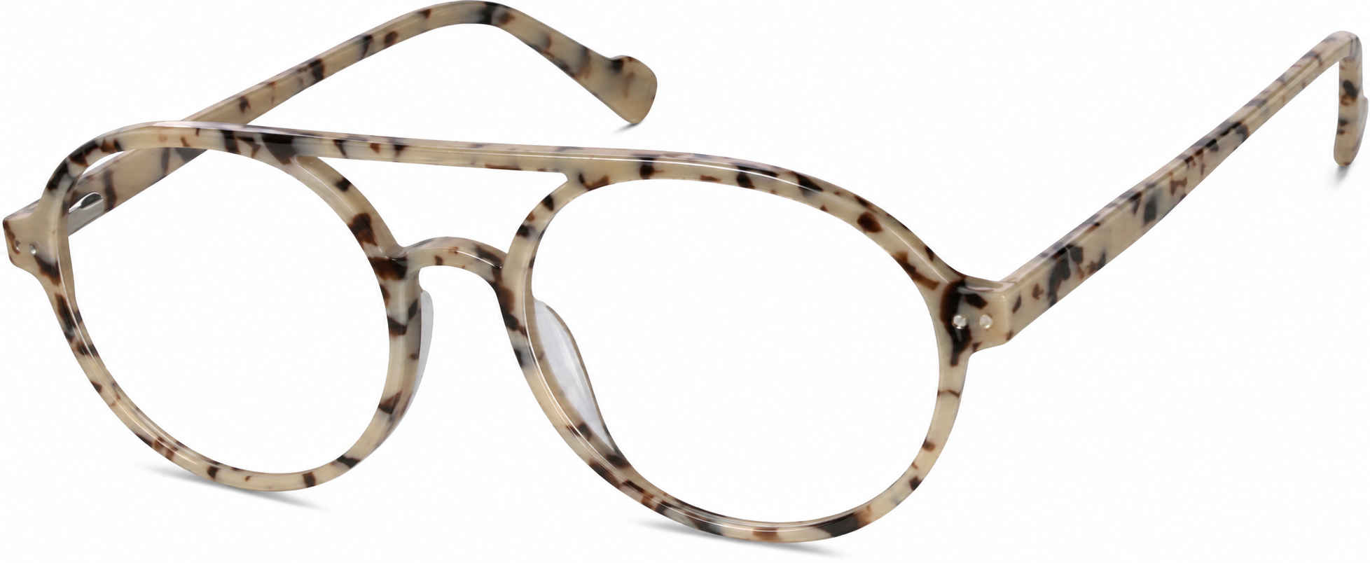 Cream Tortoiseshell Round Glasses · Cream Tortoiseshell · reference