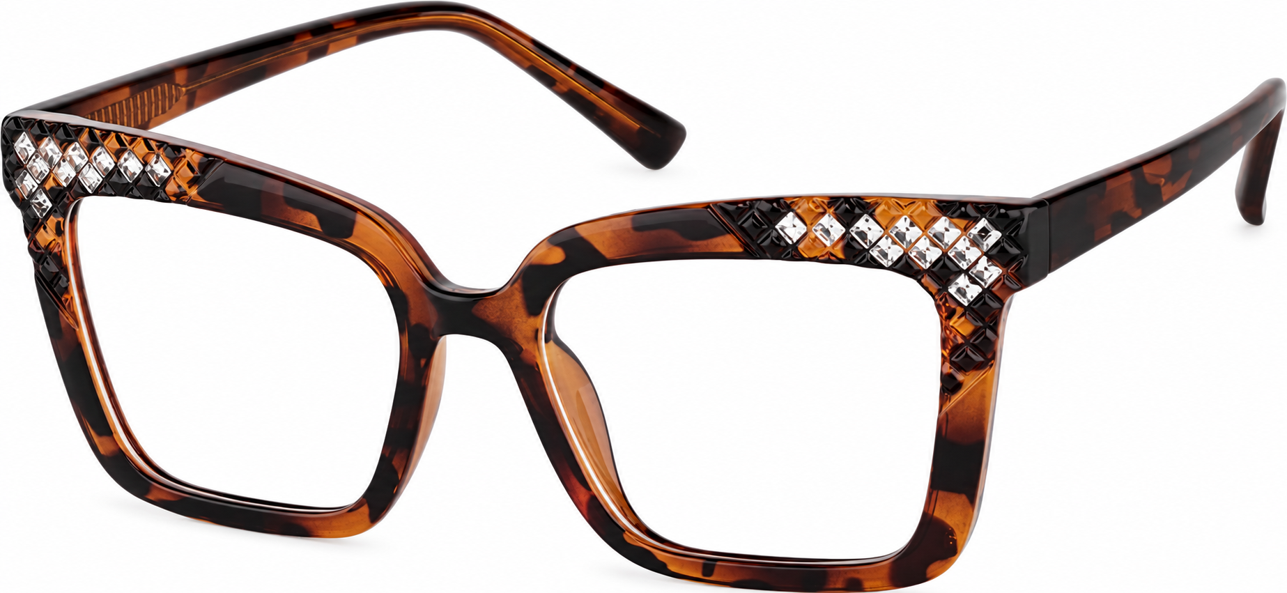 Tortoiseshell Square Glasses · Tortoiseshell · reference