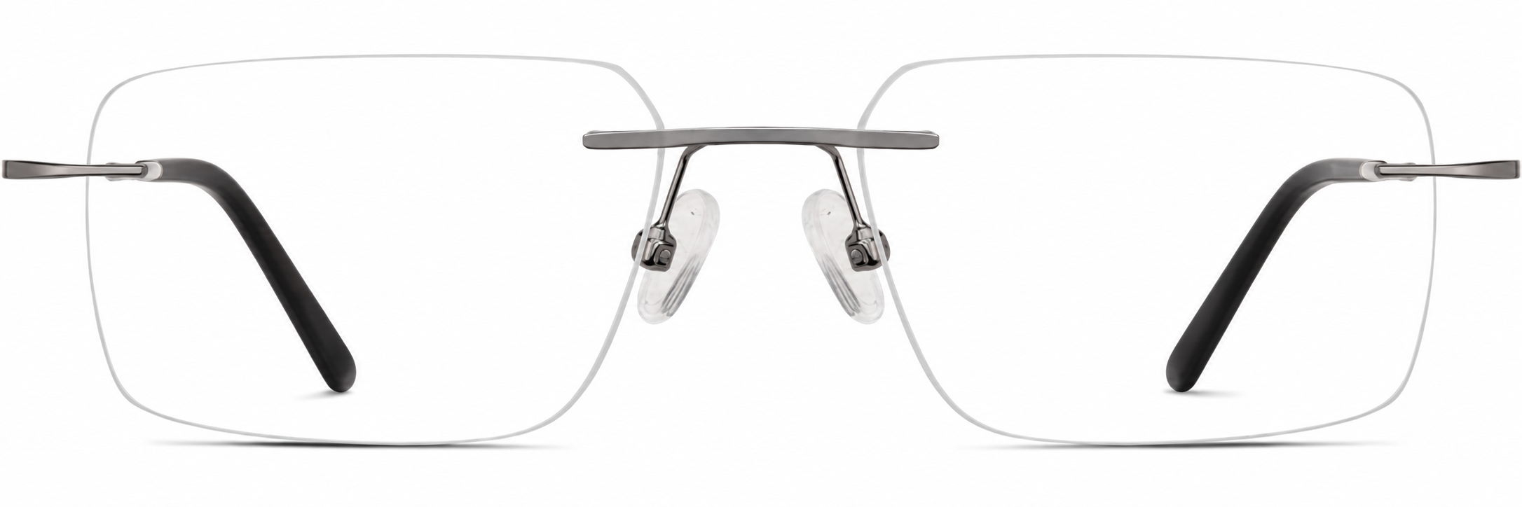 Gray Customizable Rimless Glasses · Gray · reference