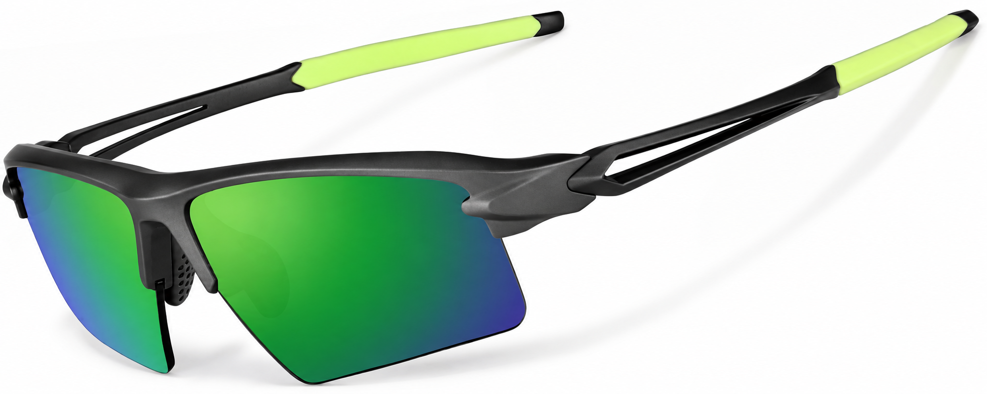 Wrap-Around Sports Sunglasses · Gray · reference