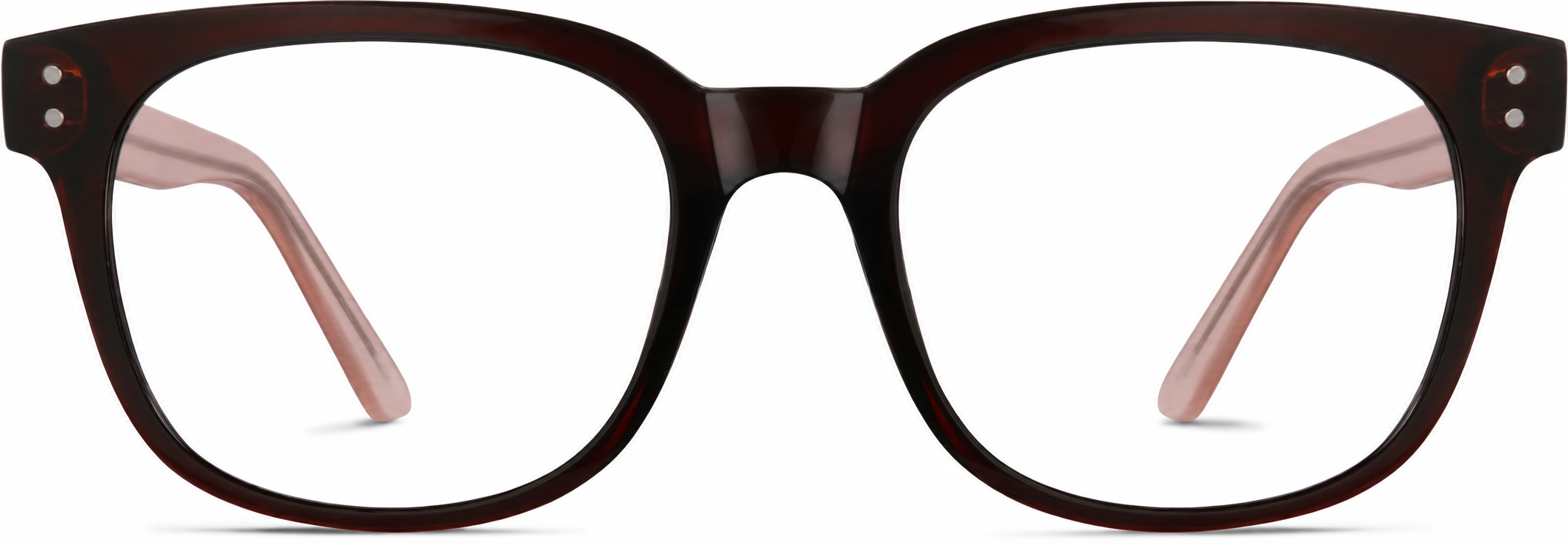 Brown Square Glasses · Brown · reference