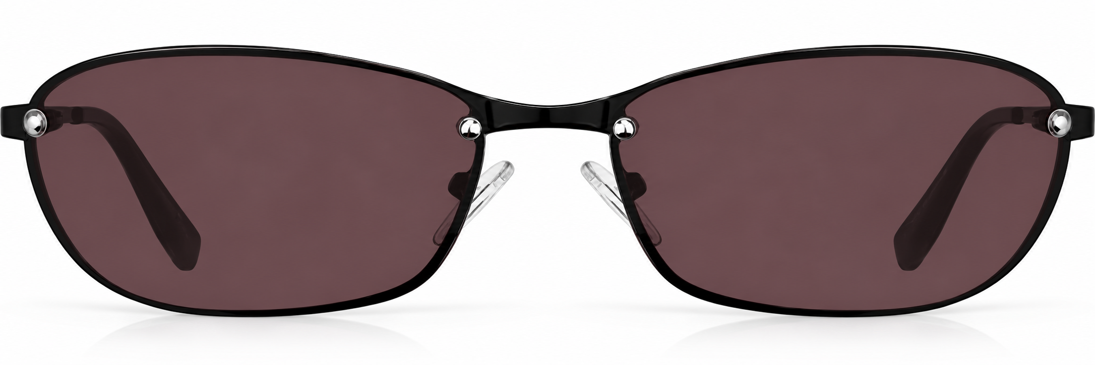 Black Cat-Eye Sunglasses · Black · reference