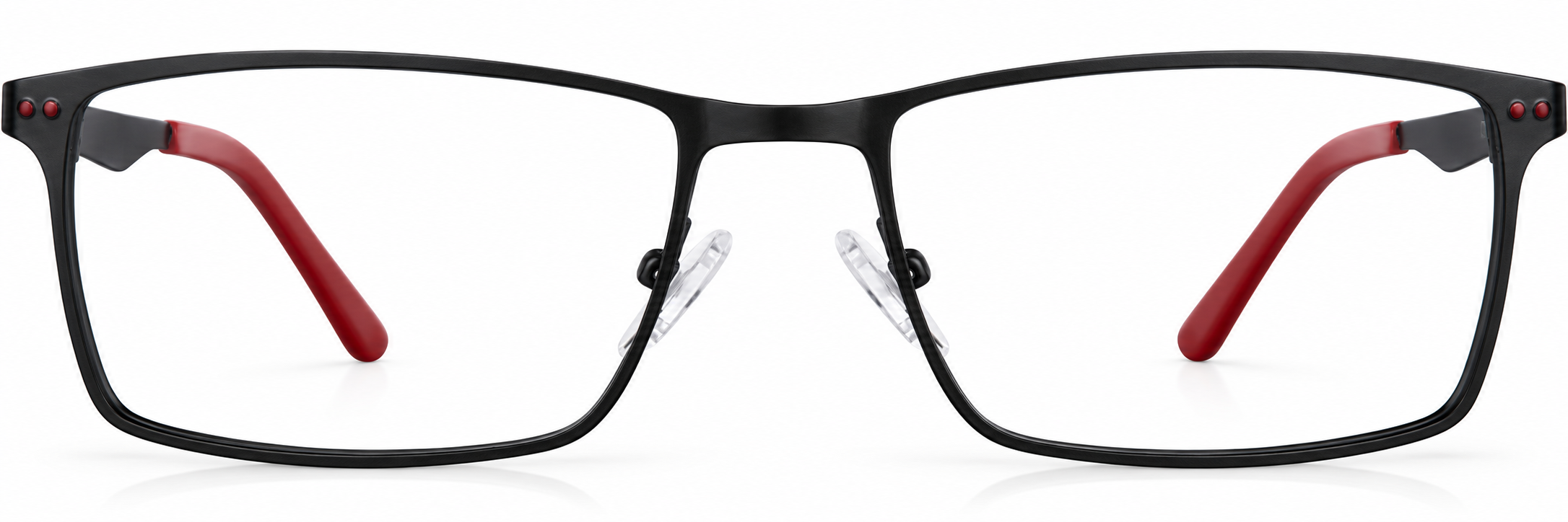 Black Rectangle Glasses · Black · reference