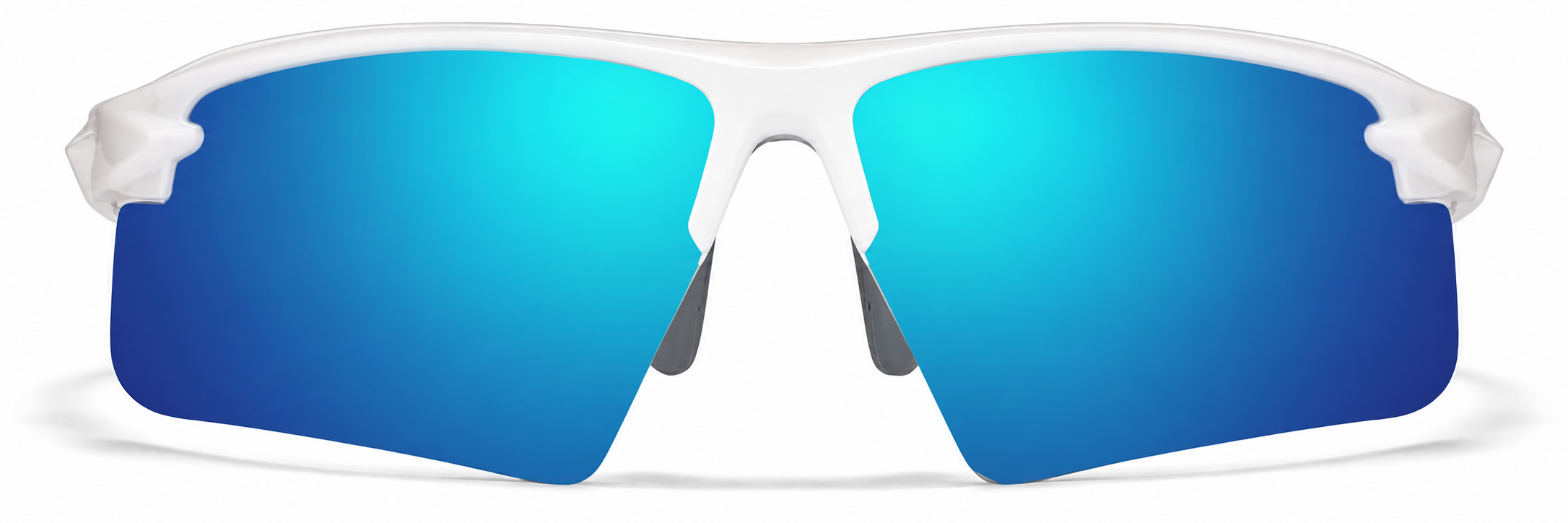 White Zunnies - Wrap-Around Sports Sunglasses (Larger Lenses) · White · reference