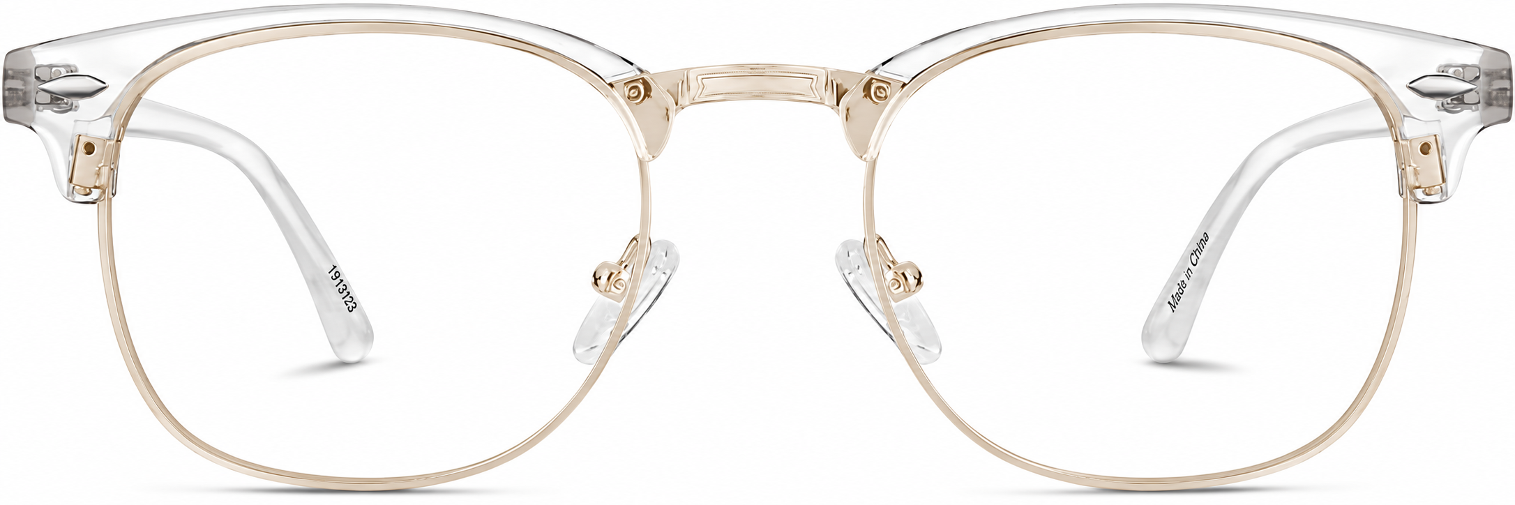 Clear Kids' Browline Glasses · Clear · reference