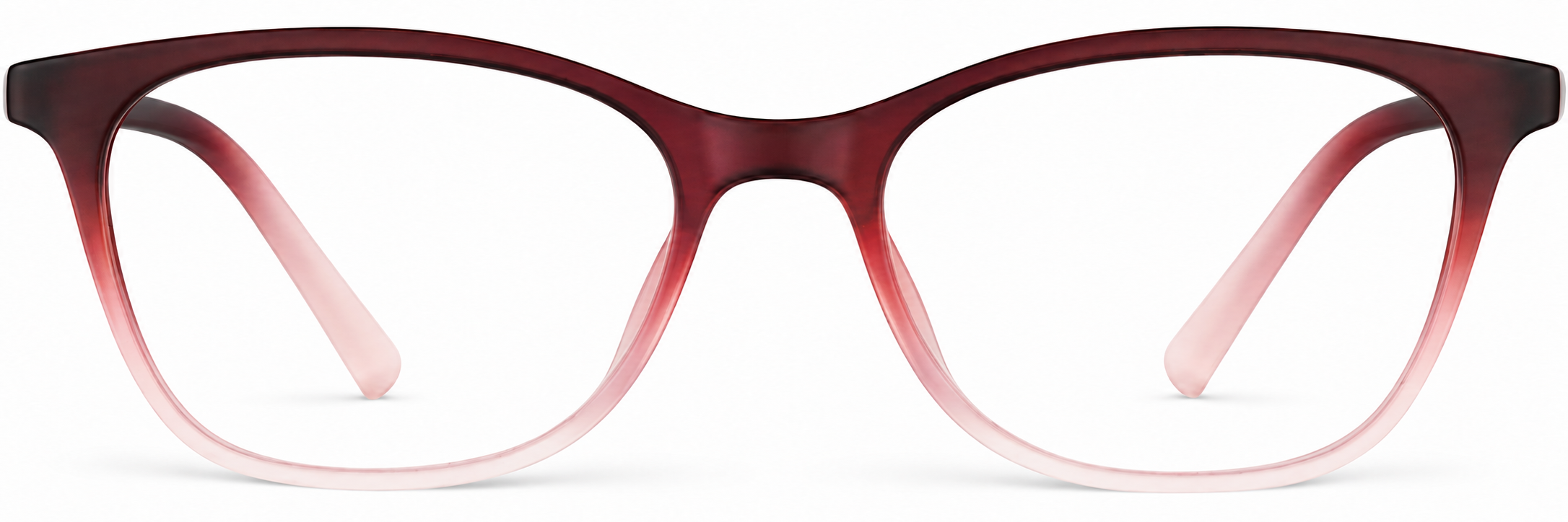 Wine/Rose Ombre Cat-Eye Glasses · Wine/Rose Ombre · reference