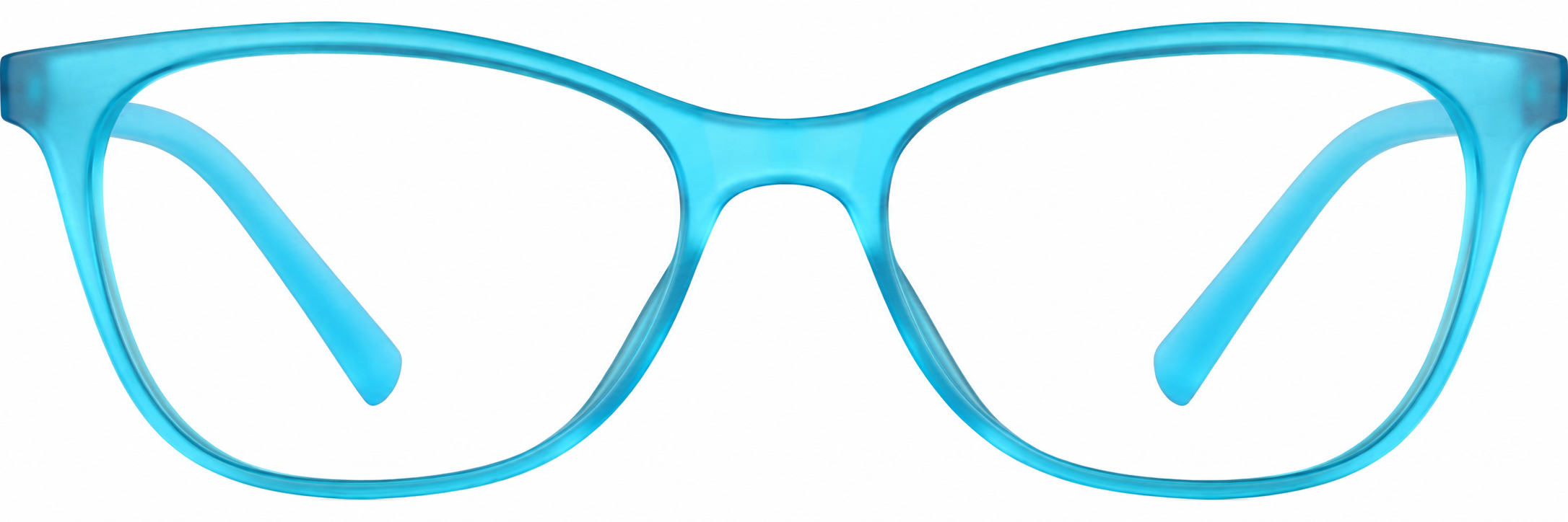 Turquoise Blue Cat-Eye Glasses · Turquoise Blue · reference