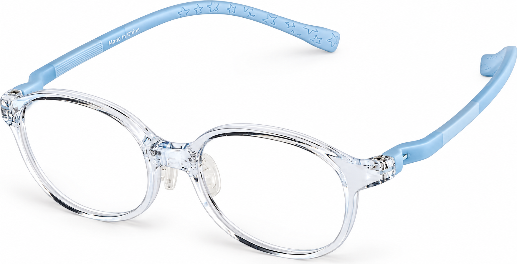 Blue Oval Glasses · Blue · reference