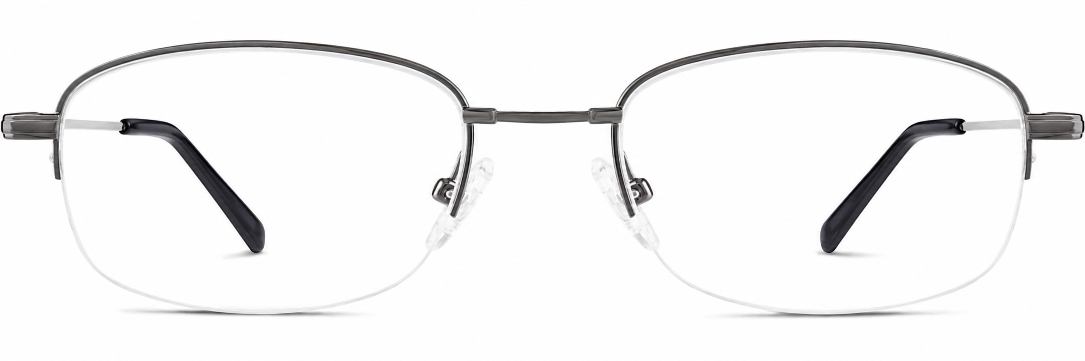 Gray Rectangle Glasses · Gray · reference